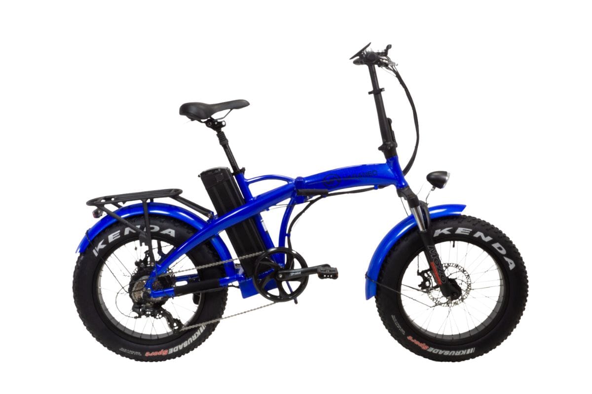 Lifty - leichtes, faltbares Carbon Klapp-E-Bike - blau – Emovion