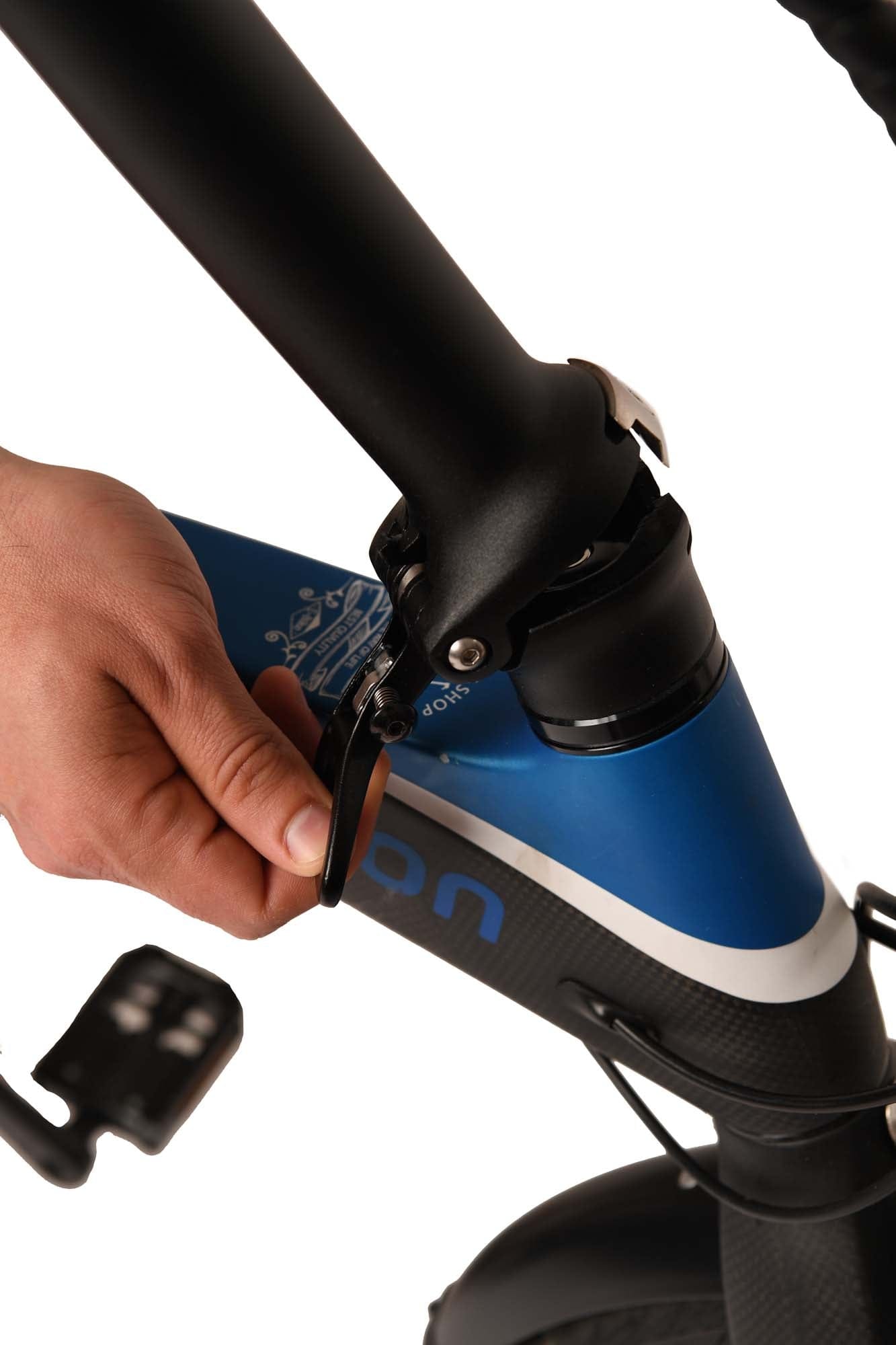 E-Klapprad zum Falten blau