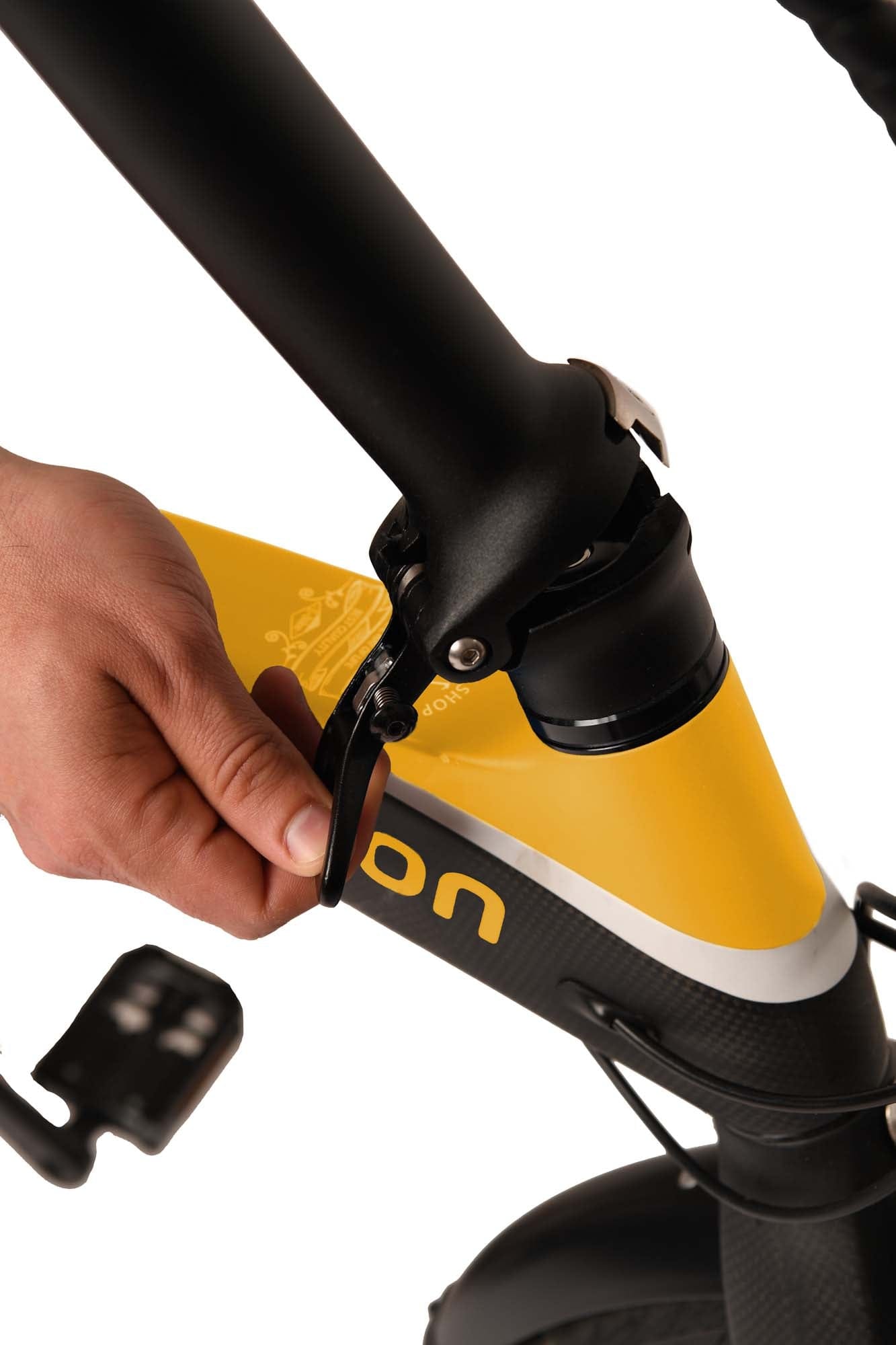 E-Klapprad zum Falten gelb