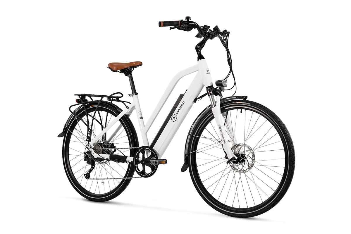 Damen Trekking-E-Bike - weiss