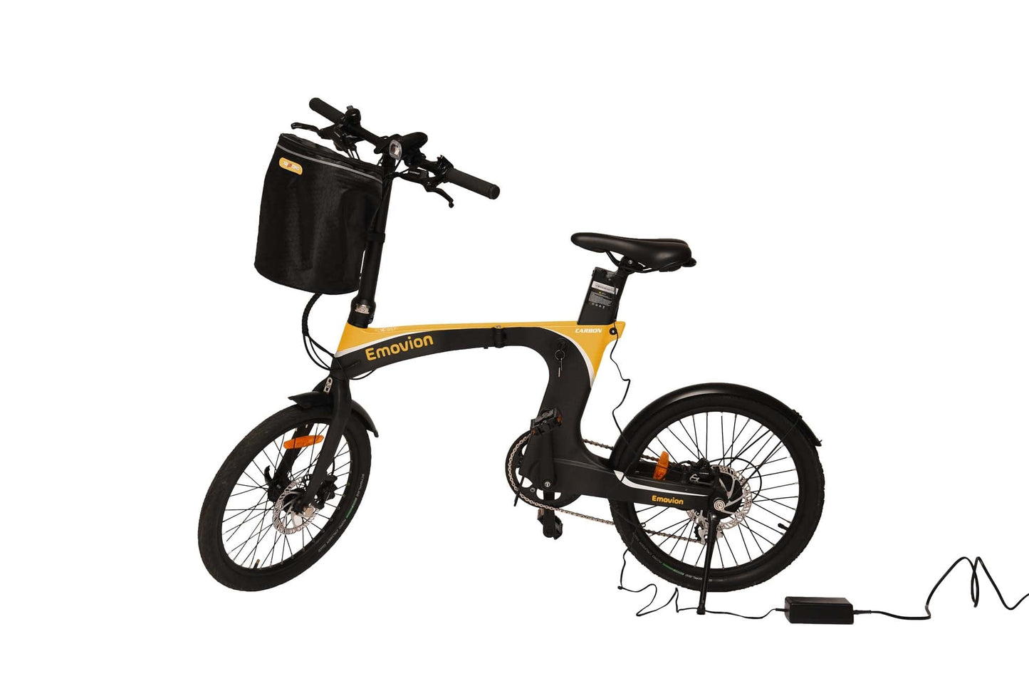Lifty - leichtestes, faltbares Carbon E-Bike gelb