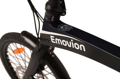 Klapp-e-bike mit sehr leichtem Rahmen schwarz