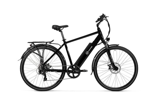 Herren Trekking-E-Bike - schwarz