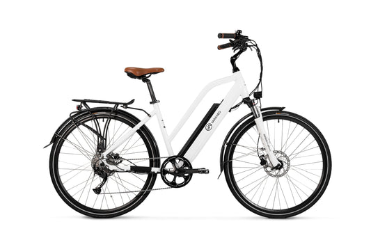Damen Trekking-E-Bike - weiss